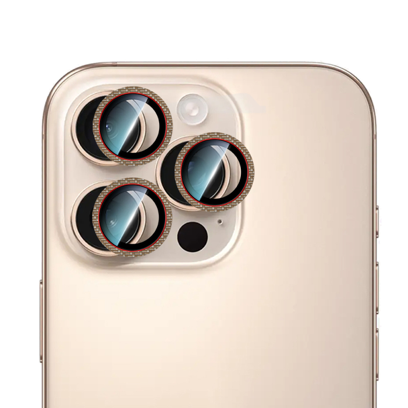 Apple iPhone 16 Pro Max CaseWorld Karbon Fiber Serisi Anti Reflective Ultra Clear Kamera Lens Koruyucu - 7