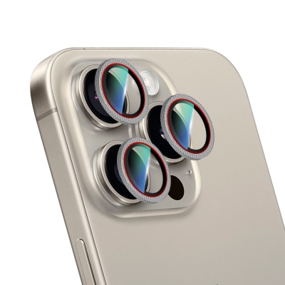 Apple iPhone 16 Pro Max CaseWorld Karbon Fiber Serisi Anti Reflective Ultra Clear Kamera Lens Koruyucu - 4