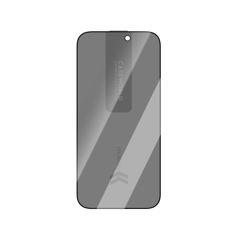Apple iPhone 16 Pro Max CaseWorld Ultra-Thin Serisi TMQ Privacy 0.15mm 3D Cam Ekran Koruyucu + Uygulama Aparatlı - 6