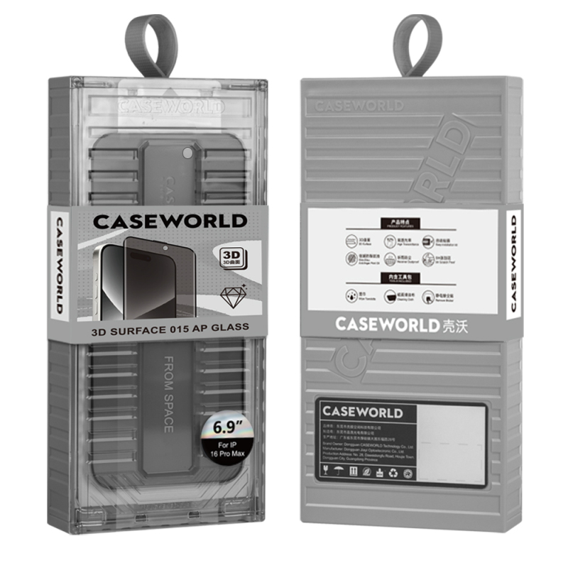 Apple iPhone 16 Pro Max CaseWorld Ultra-Thin Serisi TMQ Privacy 0.15mm 3D Cam Ekran Koruyucu + Uygulama Aparatlı - 7