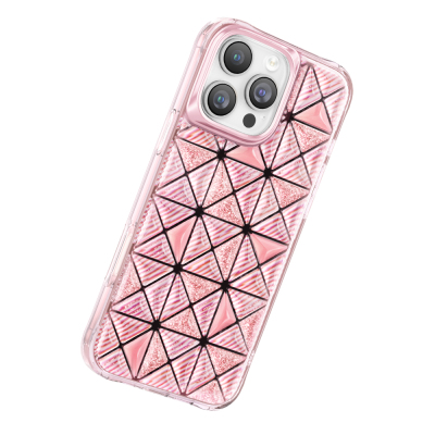 Apple iPhone 16 Pro Max Kılıf 3D Buz Blok Desenli Zore Paris Kairo TPU Kapak - 3