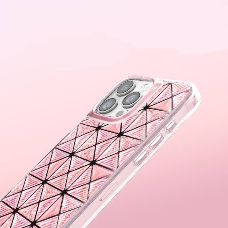 Apple iPhone 16 Pro Max Kılıf 3D Buz Blok Desenli Zore Paris Kairo TPU Kapak - 4