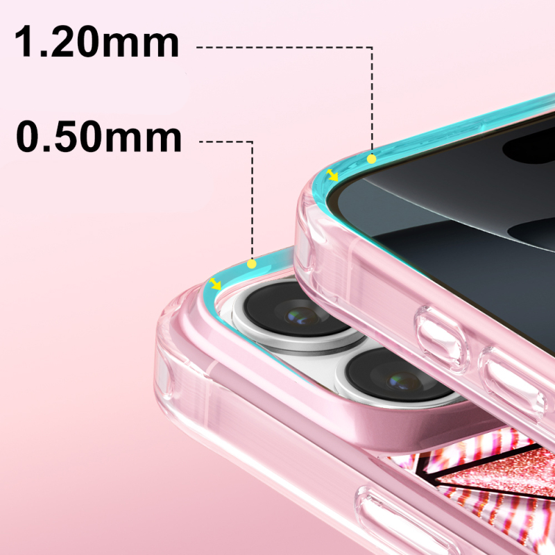Apple iPhone 16 Pro Max Kılıf 3D Buz Blok Desenli Zore Paris Kairo TPU Kapak - 7