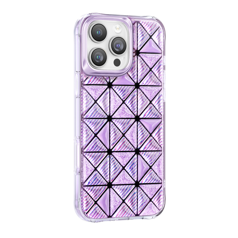 Apple iPhone 16 Pro Max Kılıf 3D Buz Blok Desenli Zore Paris Kairo TPU Kapak - 10