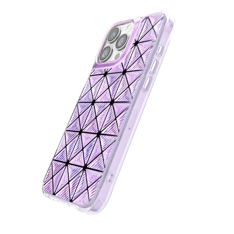 Apple iPhone 16 Pro Max Kılıf 3D Buz Blok Desenli Zore Paris Kairo TPU Kapak - 11