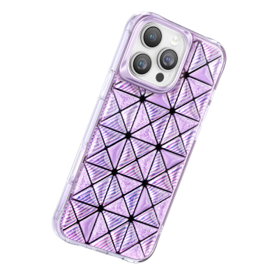 Apple iPhone 16 Pro Max Kılıf 3D Buz Blok Desenli Zore Paris Kairo TPU Kapak - 12
