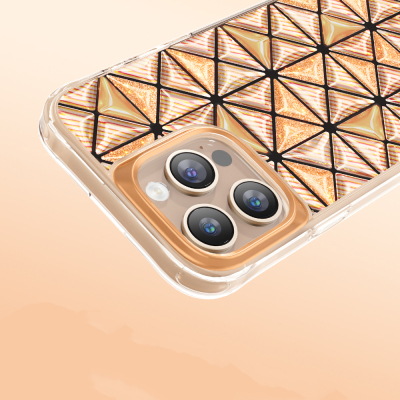 Apple iPhone 16 Pro Max Kılıf 3D Buz Blok Desenli Zore Paris Kairo TPU Kapak - 24