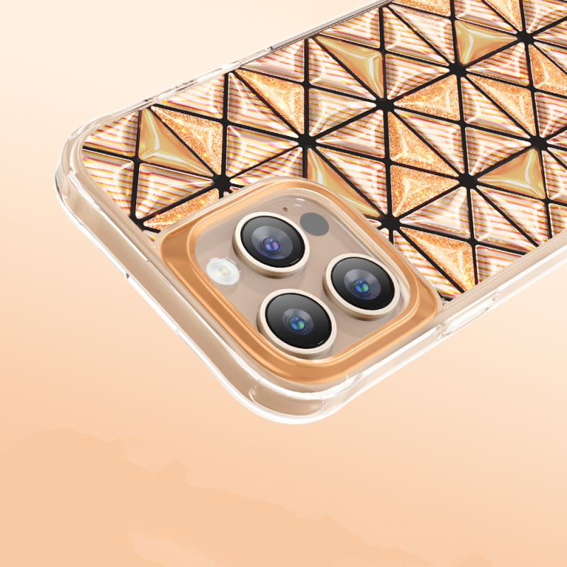 Apple iPhone 16 Pro Max Kılıf 3D Buz Blok Desenli Zore Paris Kairo TPU Kapak - 24