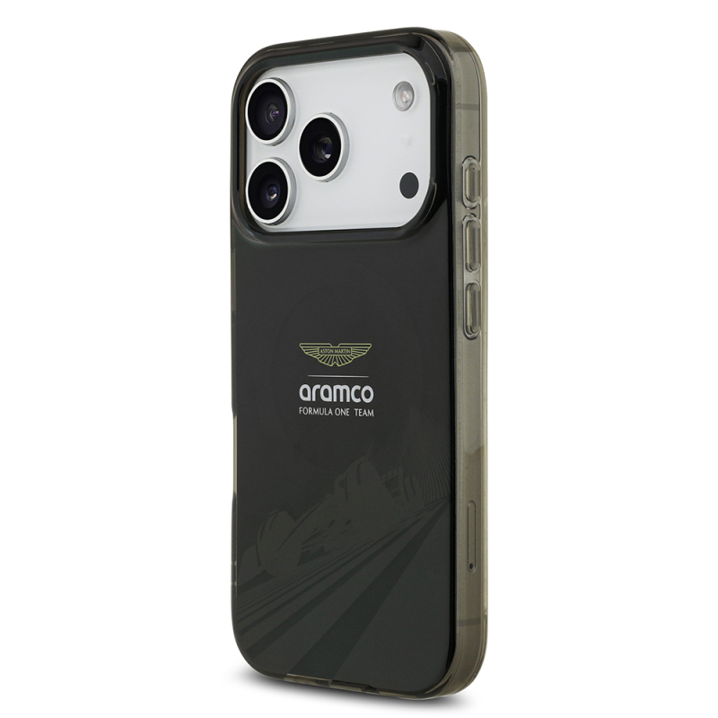Apple iPhone 17 Pro Kılıf Aston Martin Orjinal Lisanslı M-safe Şarj Özellikli IML Baskı Logolu Formula Tasarımlı Kapak - 5