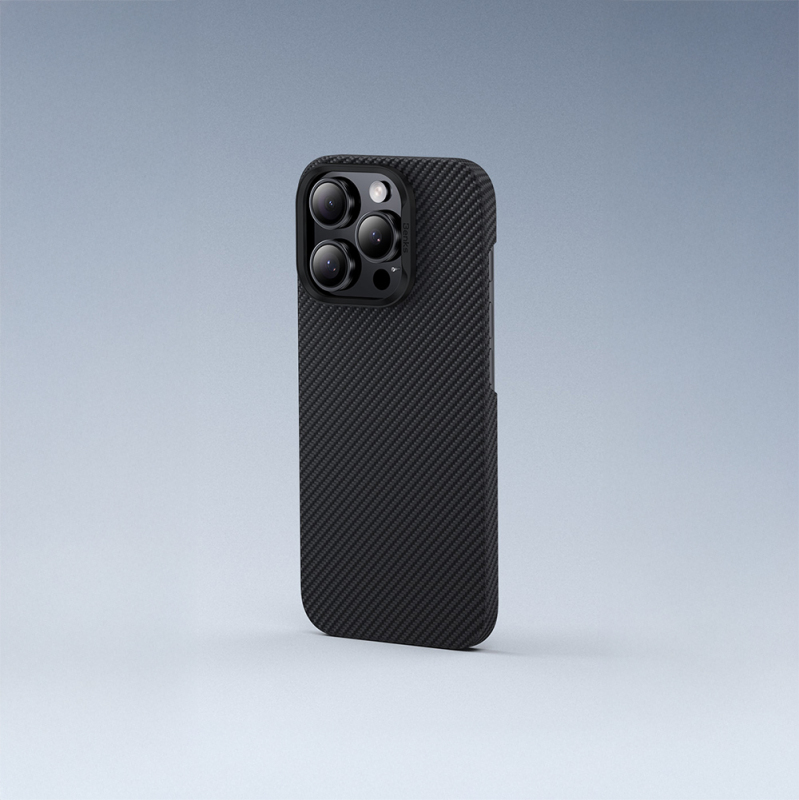 Apple iPhone 16 Pro Max Kılıf Benks M-safe Şarj Özellikli Metal Kamera Çerçeveli Magnetik ArmorAir 600D Kevlar Fiber Kapak - 8