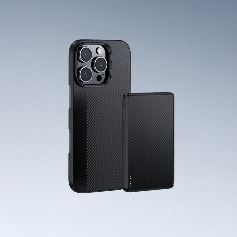 Apple iPhone 16 Pro Max Kılıf Benks M-safe Şarj Özellikli Metal Kamera Çerçeveli Magnetik ArmorAir 600D Kevlar Fiber Kapak - 10