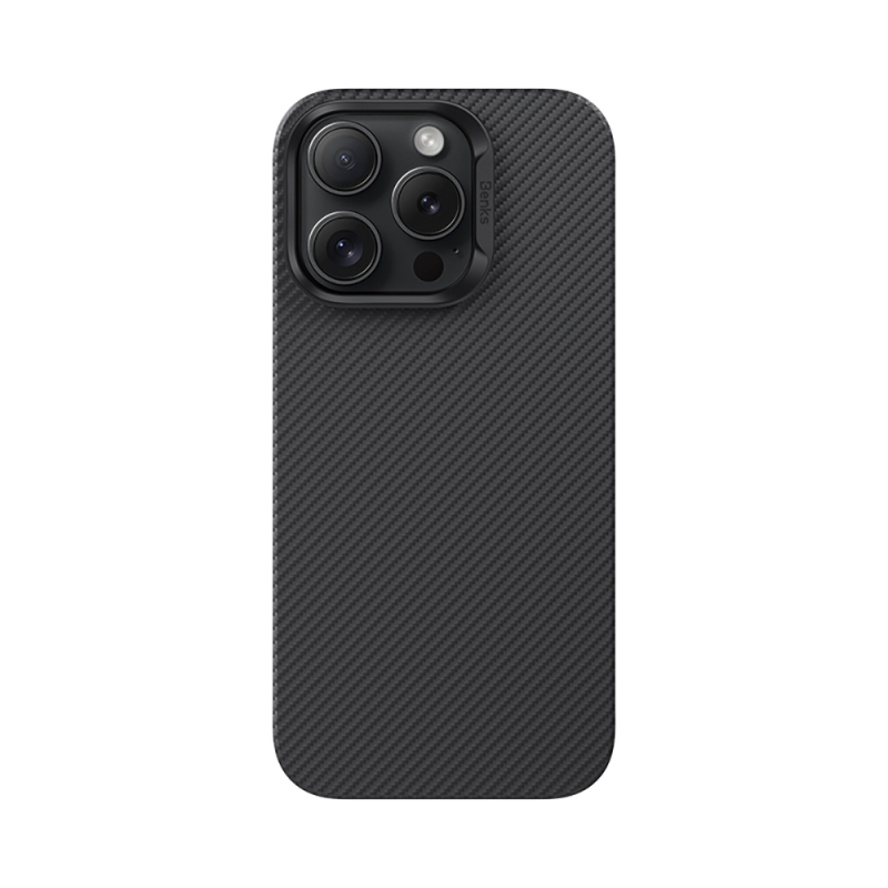 Apple iPhone 16 Pro Max Kılıf Benks M-safe Şarj Özellikli Metal Kamera Çerçeveli Magnetik ArmorAir 600D Kevlar Fiber Kapak - 3