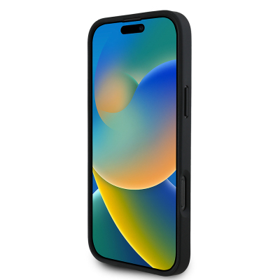 Apple iPhone 16 Pro Max Kılıf BMW Orjinal Lisanslı Karbon Fiber Tasarımlı ve Metal Logolu PU Deri Kapak - 6