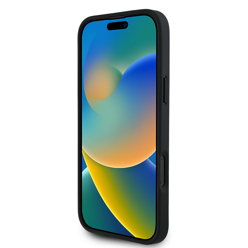 Apple iPhone 16 Pro Max Kılıf BMW Orjinal Lisanslı Karbon Fiber Tasarımlı ve Metal Logolu PU Deri Kapak - 6