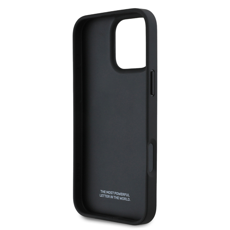 Apple iPhone 16 Pro Max Kılıf BMW Orjinal Lisanslı Karbon Fiber Tasarımlı ve Metal Logolu PU Deri Kapak - 8