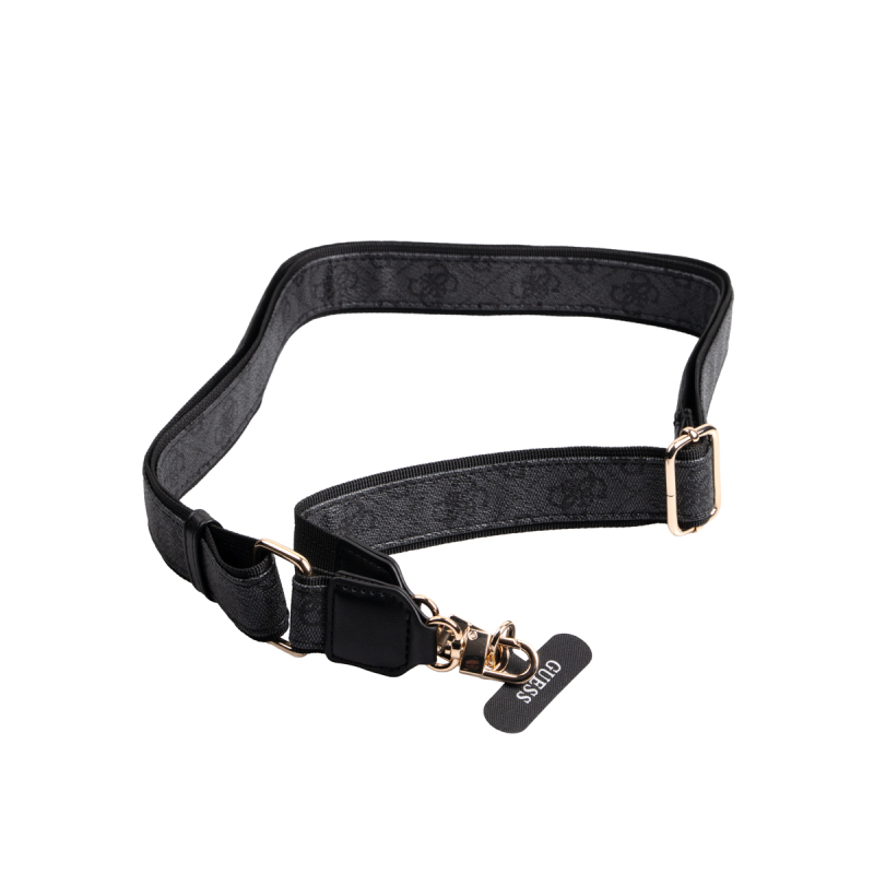 Apple iPhone 16 Pro Max Kılıf Guess Orjinal Lisanslı 4G Büyük Metal Logolu Kalın Askılı Kapak - 5