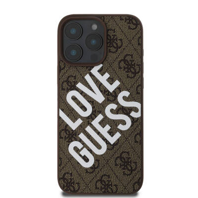 Apple iPhone 16 Pro Max Kılıf Guess Orjinal Lisanslı Big Love Guess Kapak - 12