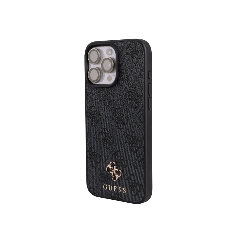 Apple iPhone 16 Pro Max Kılıf Guess Orjinal Lisanslı M-safe Şarj Özellikli Askılı ve 4G Logo Kartlıklı Kapak - 10