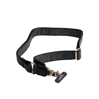 Apple iPhone 16 Pro Max Kılıf Guess Orjinal Lisanslı M-safe Şarj Özellikli Askılı ve 4G Logo Kartlıklı Kapak - 12