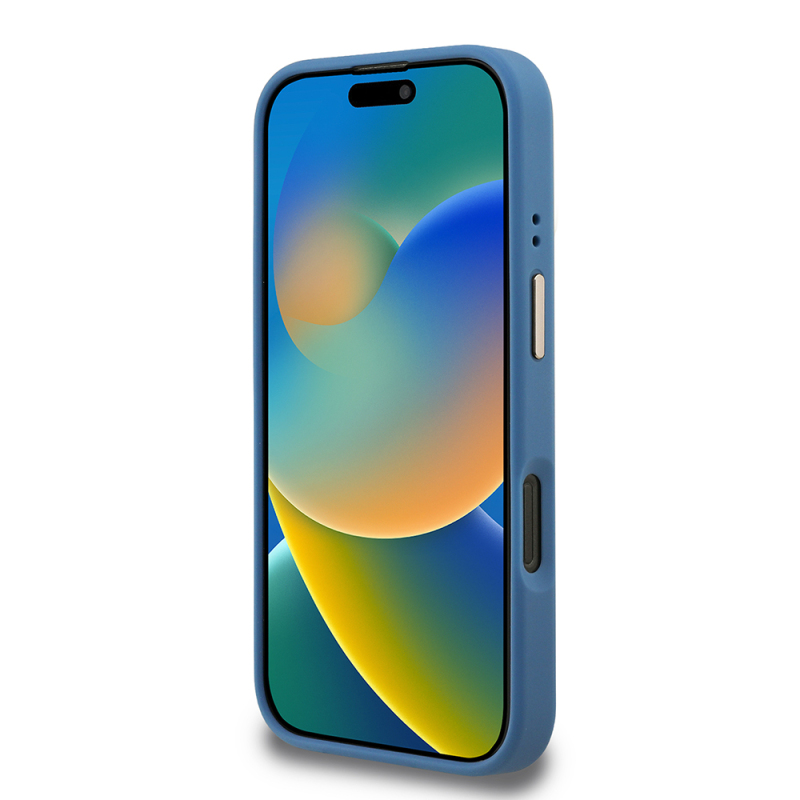 Apple iPhone 16 Pro Max Kılıf Guess Orjinal Lisanslı PU Deri 4G Desenli Metal Büyük 4G ve Yazı Logolu Kamera Standlı Kapak - 22