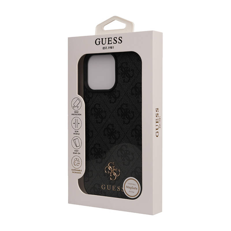 Apple iPhone 16 Pro Max Kılıf Guess Orjinal Lisanslı Small 4G Classic Kapak - 6