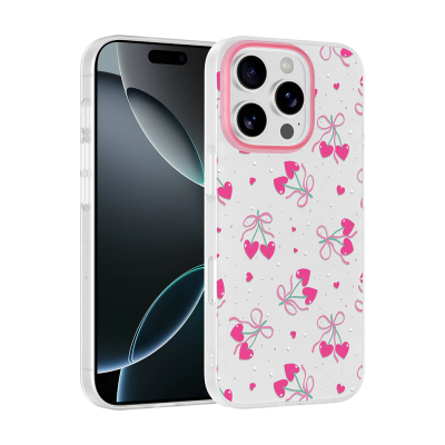 Apple iPhone 16 Pro Max Kılıf Kamera Korumalı Desenli Zore Klip Kapak - 3