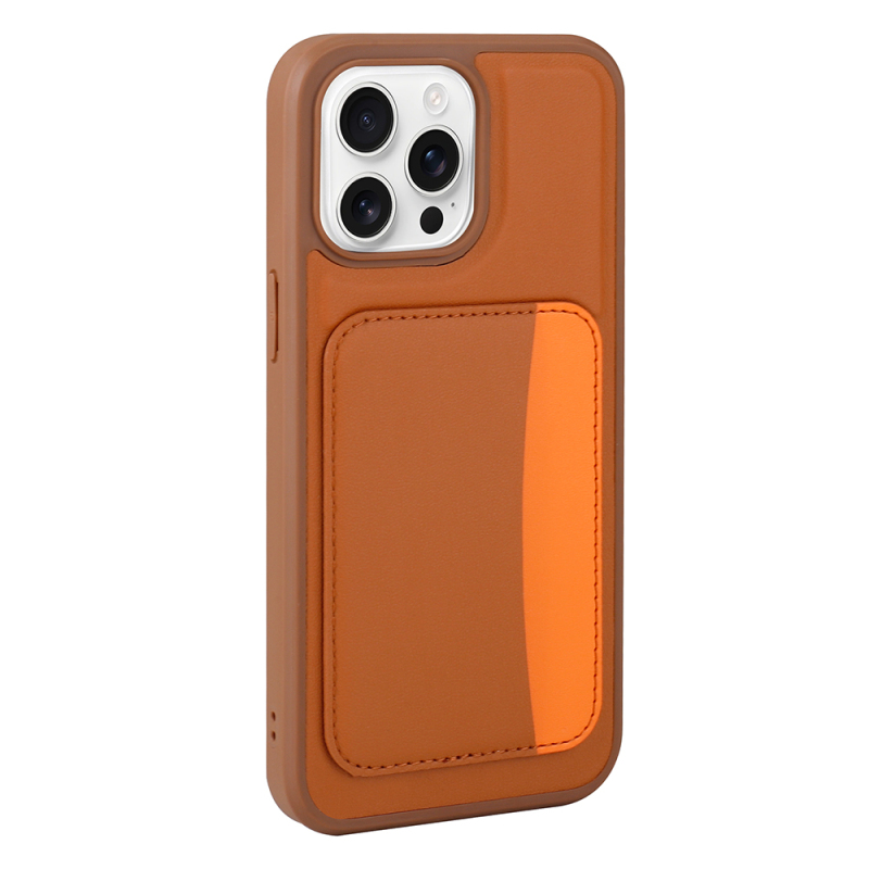 Apple iPhone 16 Pro Max Kılıf Kartlıklı Zore X-Kart Silikon Kapak - 8