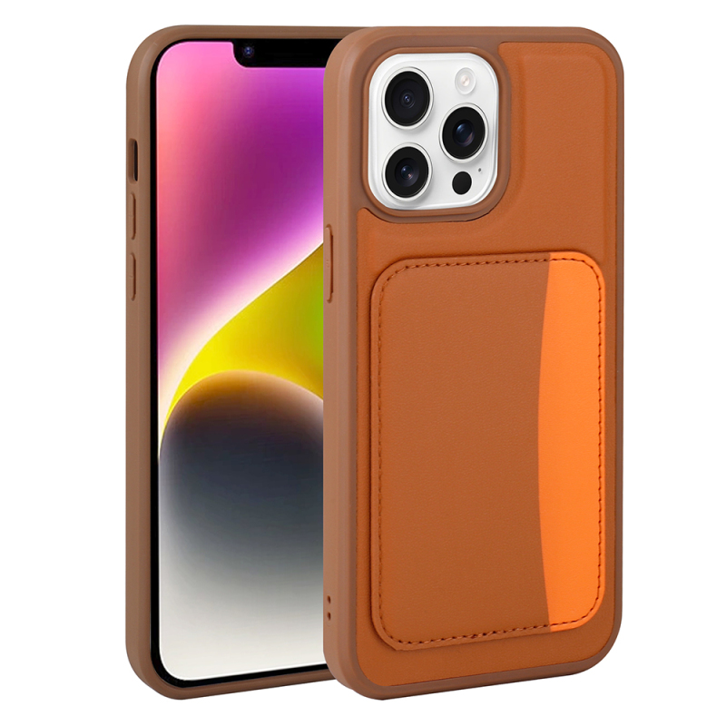 Apple iPhone 16 Pro Max Kılıf Kartlıklı Zore X-Kart Silikon Kapak - 4