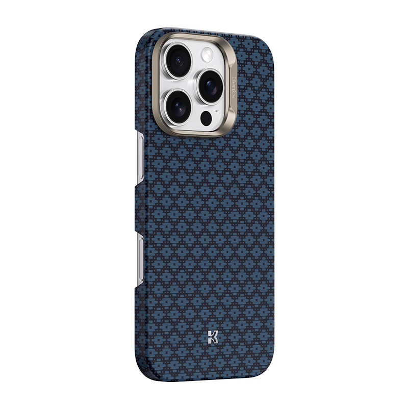 Apple iPhone 16 Pro Max Kılıf M-Safe Şarj Özellikli Benks ArmorAir ArmorGrid Serisi Kevlar Kapak - 1
