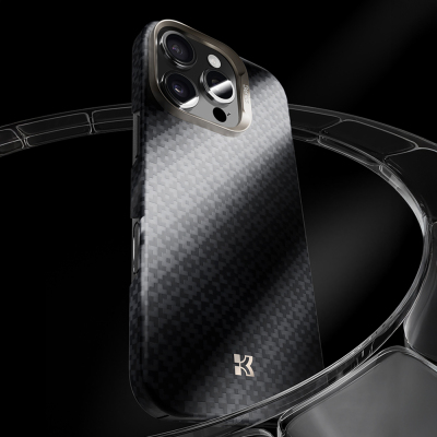 Apple iPhone 16 Pro Max Kılıf M-Safe Şarj Özellikli Benks ArmorAir ArmorGrid Serisi Kevlar Kapak - 20