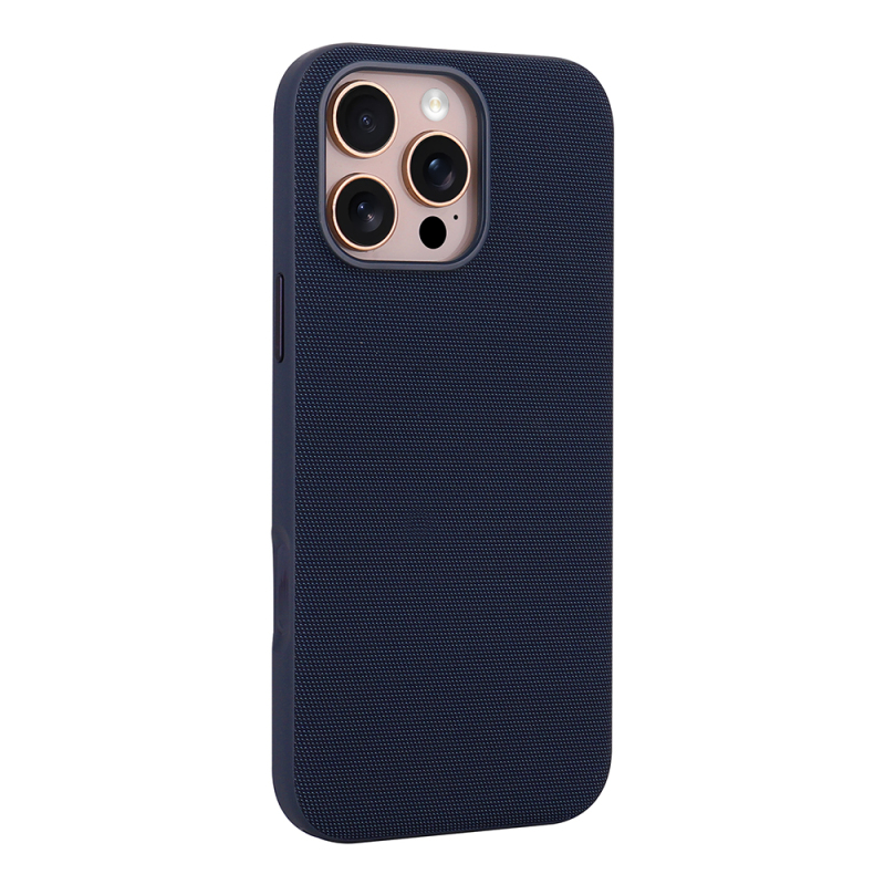 Apple iPhone 16 Pro Max Kılıf M-Safe Şarj Özellikli Kumaş Tasarımlı Zore Miami Sert PC Kapak - 9