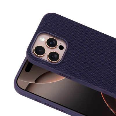 Apple iPhone 16 Pro Max Kılıf M-Safe Şarj Özellikli Kumaş Tasarımlı Zore Miami Sert PC Kapak - 16