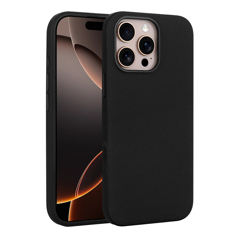 Apple iPhone 16 Pro Max Kılıf M-Safe Şarj Özellikli Kumaş Tasarımlı Zore Miami Sert PC Kapak - 5