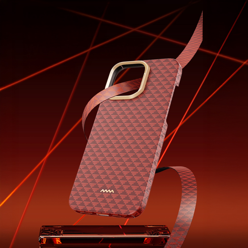 Apple iPhone 16 Pro Max Kılıf M-safe Şarj Özellikli Raptic Aramid Skin Origin Serisi Kapak - 18