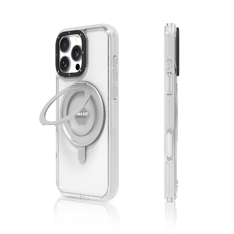 Apple iPhone 16 Pro Max Kılıf M-safe Şarj Özellikli Standlı Aksiyon Butonlu Youngkit Pivot Serisi Kapak - 3