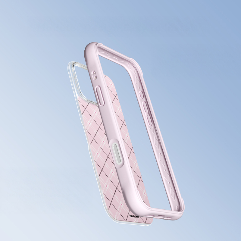 Apple iPhone 16 Pro Max Kılıf M-safe Şarj Özellikli Youngkit Argyle Serisi Kapak - 11