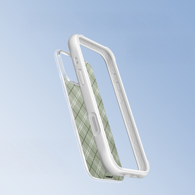 Apple iPhone 16 Pro Max Kılıf M-safe Şarj Özellikli Youngkit Argyle Serisi Kapak - 12