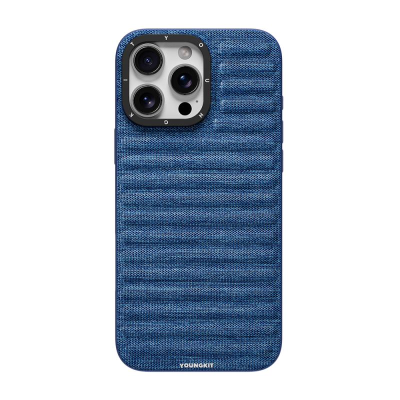 Apple iPhone 16 Pro Max Kılıf M-safe Şarj Özellikli Youngkit Canvas Serisi Kapak - 4