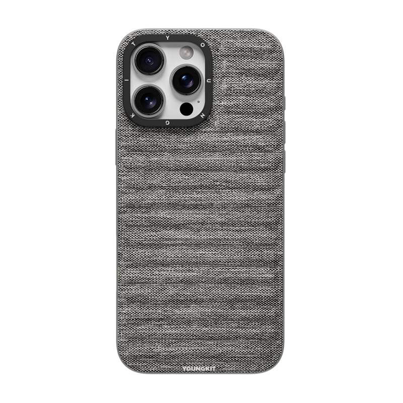 Apple iPhone 16 Pro Max Kılıf M-safe Şarj Özellikli Youngkit Canvas Serisi Kapak - 1