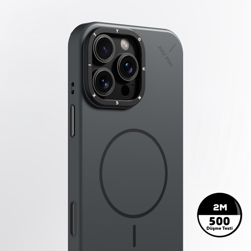 Apple iPhone 16 Pro Max Kılıf M-safe Şarj Özellikli Youngkit Dynamag Serisi Kapak - 10