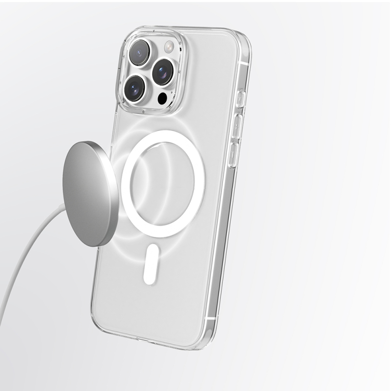 Apple iPhone 16 Pro Max Kılıf M-safe Şarj Özellikli Youngkit Ice Serisi Kapak - 6