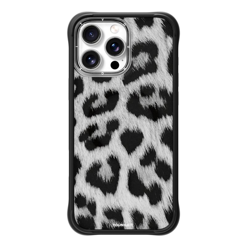 Apple iPhone 16 Pro Max Kılıf M-safe Şarj Özellikli Youngkit Leopard Serisi Kapak - 18