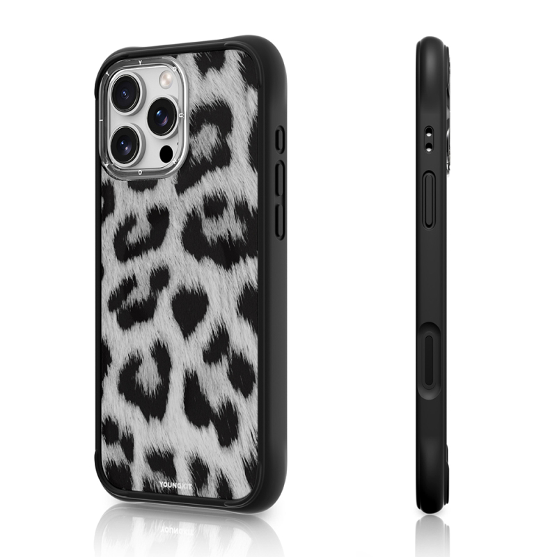 Apple iPhone 16 Pro Max Kılıf M-safe Şarj Özellikli Youngkit Leopard Serisi Kapak - 9