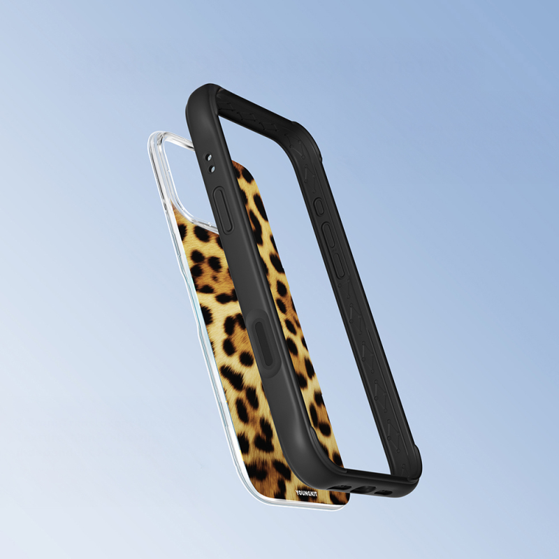 Apple iPhone 16 Pro Max Kılıf M-safe Şarj Özellikli Youngkit Leopard Serisi Kapak - 15