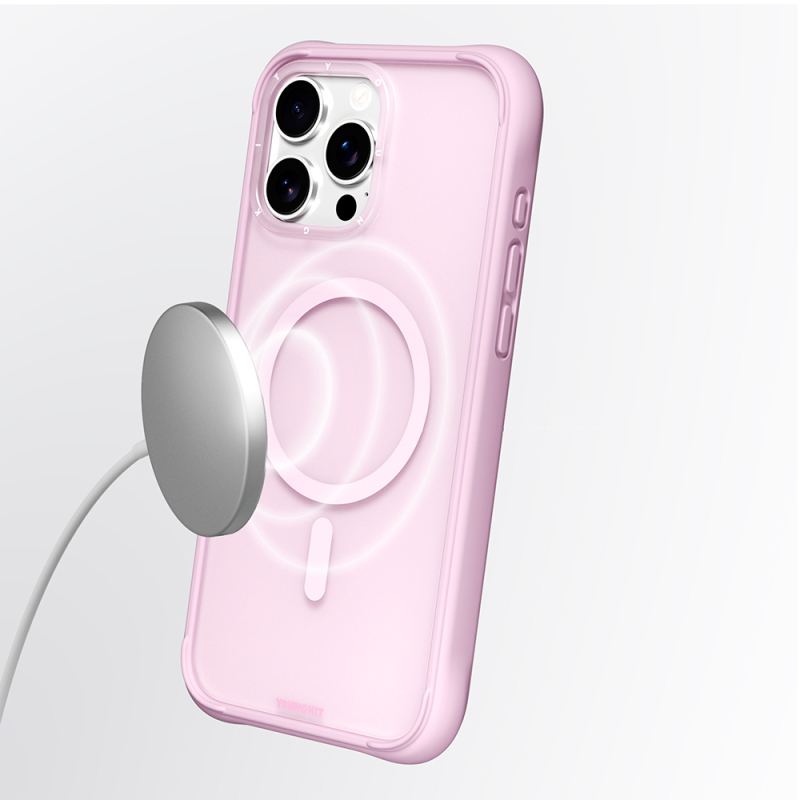 Apple iPhone 16 Pro Max Kılıf M-safe Şarj Özellikli Youngkit Macaroon Serisi Kapak - 22