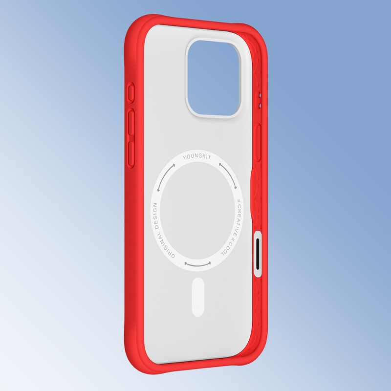 Apple iPhone 16 Pro Max Kılıf M-safe Şarj Özellikli Youngkit Macaroon Serisi Kapak - 28