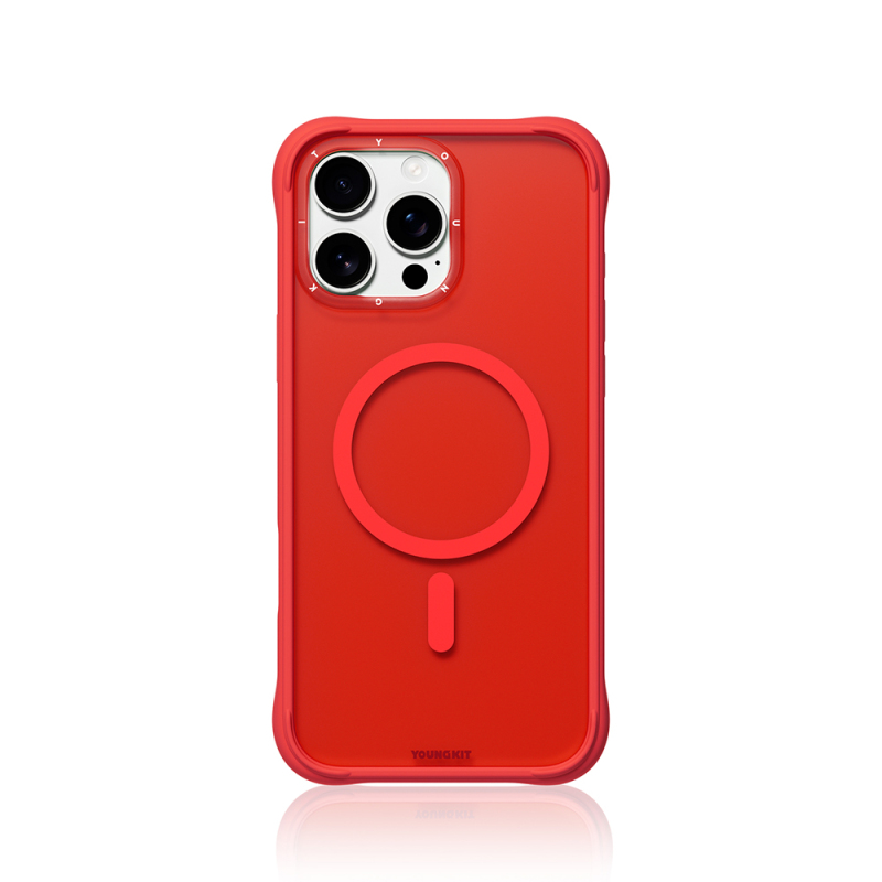 Apple iPhone 16 Pro Max Kılıf M-safe Şarj Özellikli Youngkit Macaroon Serisi Kapak - 5