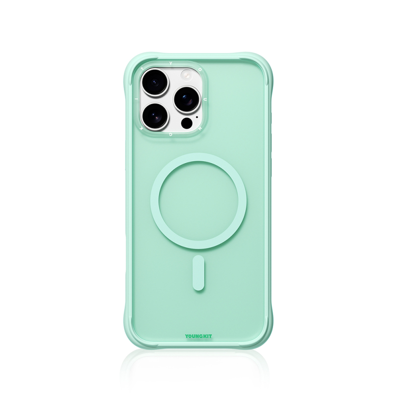 Apple iPhone 16 Pro Max Kılıf M-safe Şarj Özellikli Youngkit Macaroon Serisi Kapak - 7
