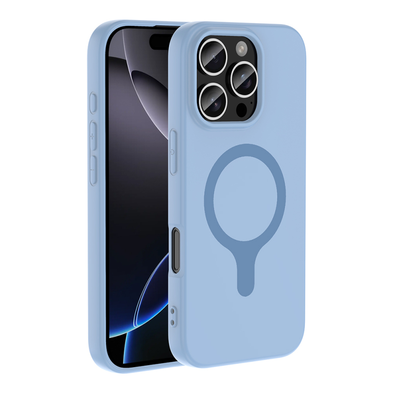 Apple iPhone 16 Pro Max Kılıf M-Safe Şarj Özellikli Zore Aris Silikon Kapak - 10