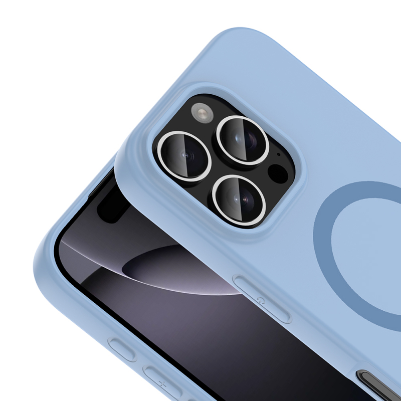 Apple iPhone 16 Pro Max Kılıf M-Safe Şarj Özellikli Zore Aris Silikon Kapak - 11